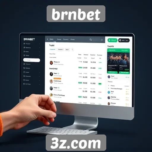 Interface do usuário do site brnbet analisada